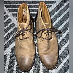 Johnston & Murphy Tan Leather Chukka Boots